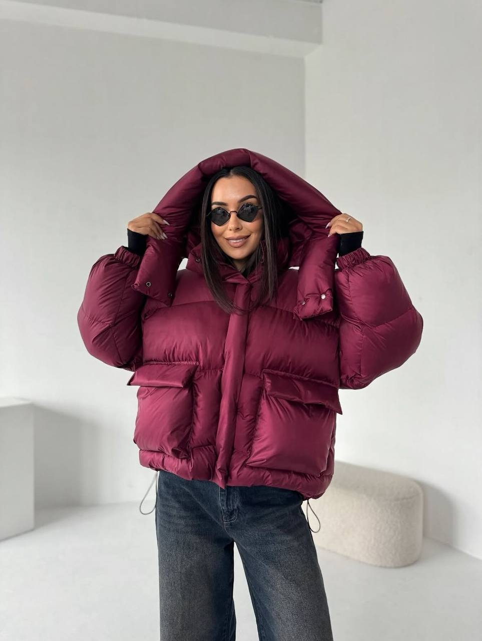 Пуфер жіночій Бордо